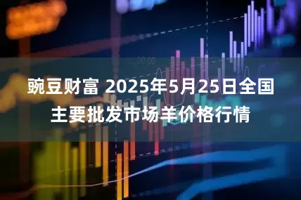 豌豆财富 2025年5月25日全国主要批发市场羊价格行情